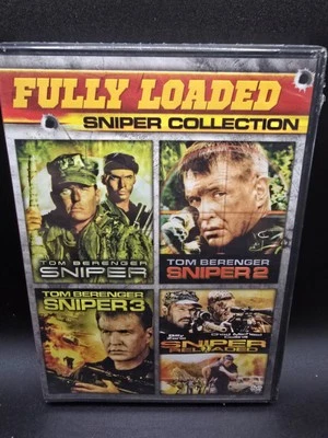Sniper 1, 2, 3 & 4 - DVD 4-Movie Fully Loaded Collection Tom Berenger BRAND NEW - Image 1 of 2