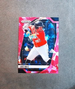 2025 Panini Prizm Baseball - Pink Ice Prizm #208 Luis Baez - Picture 1 of 2