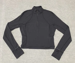 Lululemon Top Half Zip Pullover Sweatshirt Womens 8 Long Sleeve RULU Gym W3FAOS - Picture 1 of 10