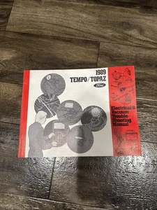 1989 FORD TEMPO TOPAZ ELECTRICAL AND VACUUM TROUBLESHOOTING MANUAL - Foto 1 di 2