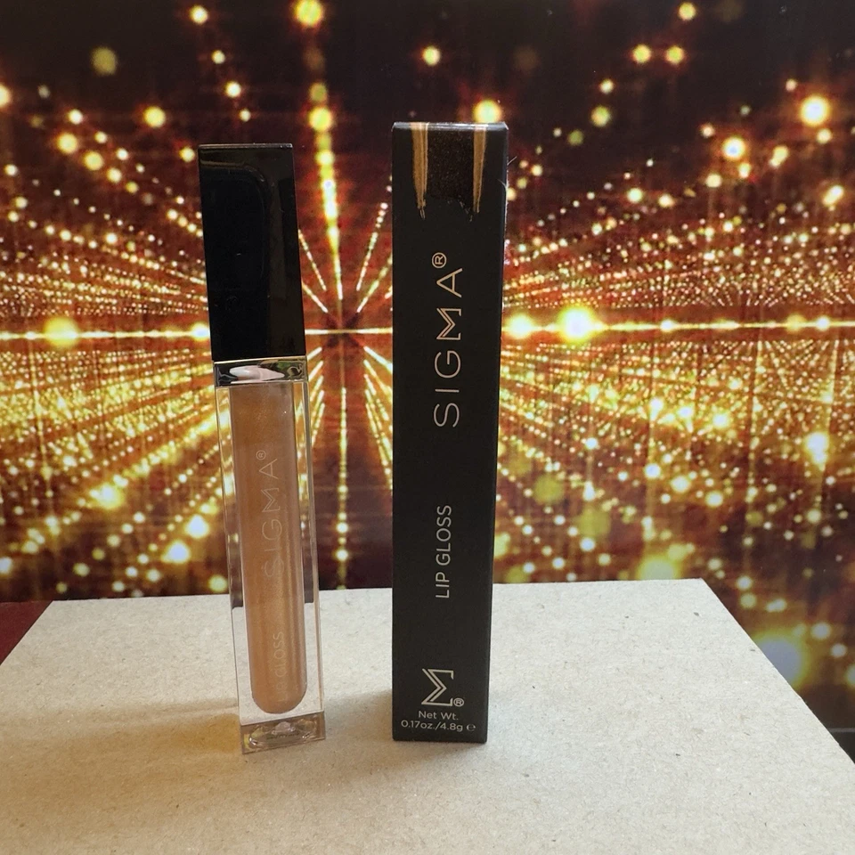 Sigma Beauty - Brillo de labios tamaño completo - Brillo de tono - Nuevo en caja Foto 1 de 1