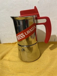 Miss Lavazza - Vintage Italy - With Original Box NEW ORIGINAL BOX 4 Cups - Picture 1 of 6