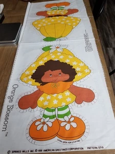 Strawberry Shortcake Orange Blossom American Greetings Corp. 1981 Panel - Picture 1 of 3