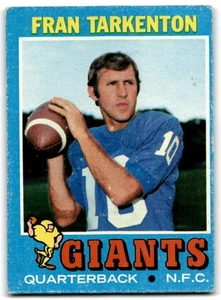 Fran Tarkenton 1971 Topps Football Card #120 New York Giants - GD - Picture 1 of 2