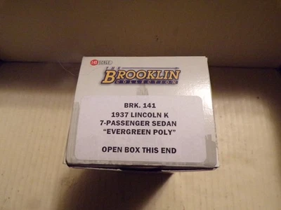 BROOKLIN BRK 141 1937 LINCOLN 7-PASSENGER SEDAN 1:43 ORIGINAL BOX - Image 1 of 4