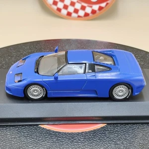 MINICHAMPS 1/43 Bugatti EB 110 blue 430102110 diecast model car - Picture 1 of 12