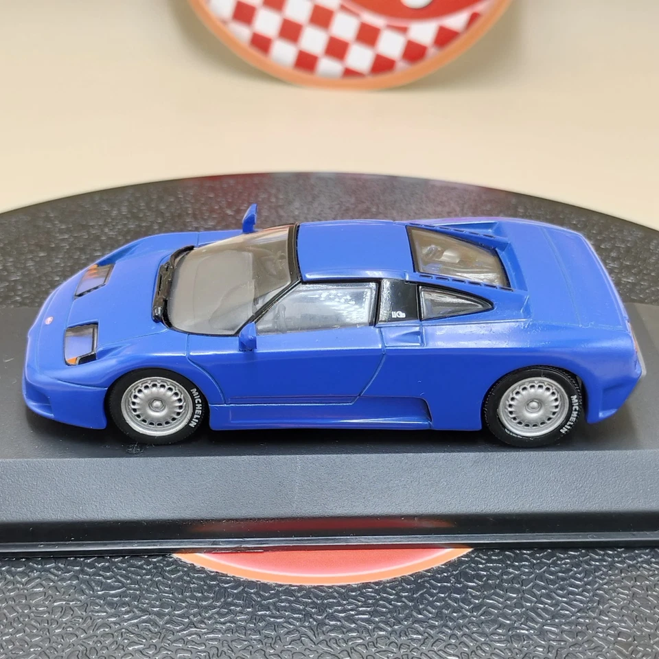 MINICHAMPS 1/43 Bugatti EB 110 blue 430102110 diecast model car - Image 1 of 4