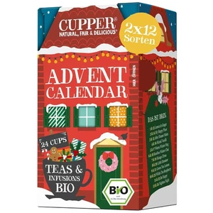 🎁 Cupper Bio Tee Adventskalender 2025 Geschenk Weihnachtskalender 24 Teebeuteln - Bild 1 von 8