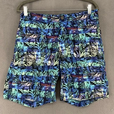 Pantalones Cortos de Natación Onia The Calder Para Hombre M Azul Forrado Cordón Playa Resort Foto 1 de 4