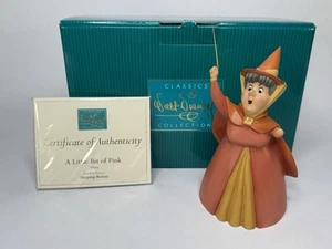 WDCC Disney Classics Flora "A Little Bit of Pink" Dornröschen Echtheitszertifikat Box - Bild 1 von 10