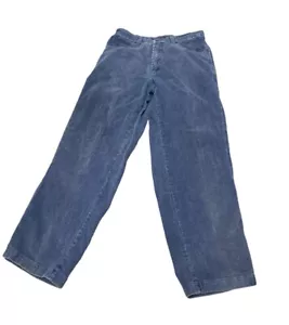 Vintage 90’s B.U.M Equipment Men’s Blue Corduroy Skater Grunge Pants Sz 30 X 30 - Picture 1 of 4