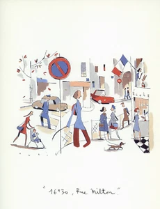 AVRIL "16H30, RUE MILTON" TIRAGE 18 x 22 cm JAPON 1997 - Picture 1 of 1