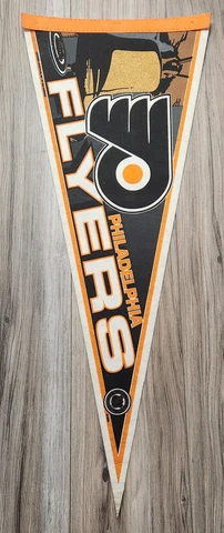 NHL Philadelphia Flyers Logo Pennant Golden Bell. Orange/Black Cover