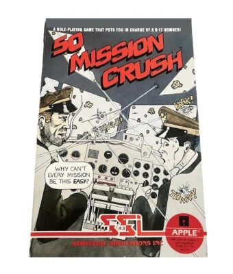 50 Mission Crush by SSI for Apple II+, Apple IIe, Apple IIc, Apple IIGS - Image 1 of 4