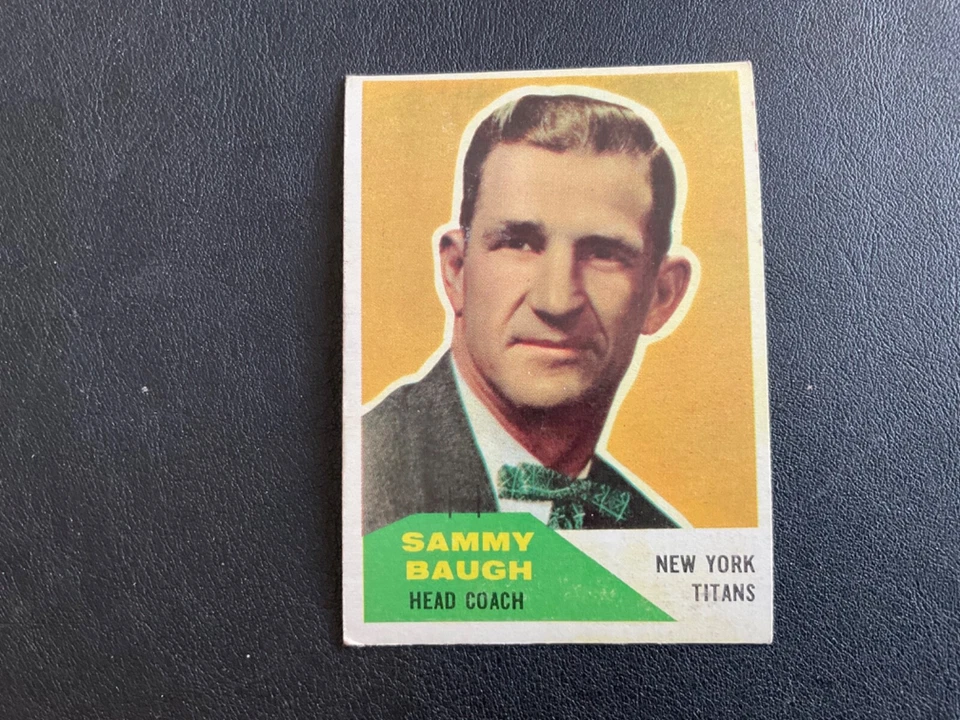 1960 FLEER FOOTBALL CARDS #1-65 PICK CARDS YOU WANT - Image 1 of 1