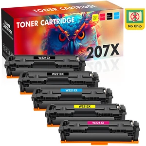 SET Toner Für HP 207A/X Color LaserJet Pro MFP M283fdw/fdn M255dw/nw M/N CHIP!!! - Bild 1 von 17