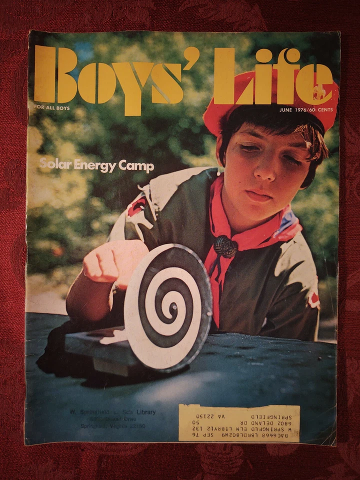 BOYS LIFE Scouts June 1976 Solar Energy Camp Cooking Dwight Stones High Jumper  Foto 1 de 1