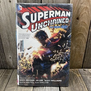 Superman Unchained: Deluxe Edition (The New 52) Snyder Lee Williams 1st Print - Picture 1 of 13