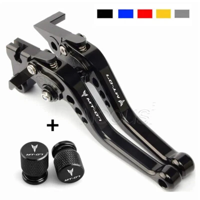 For Yamaha MT-07 MT07 FZ07 2014-2024 CNC short adjustable Brake Clutch Levers - Image 1 of 4