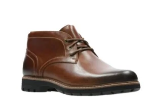 Botas de Cuero Marrón Bronceado Clarks Batcombe Lo Precio de venta sugerido £95 talla Reino Unido 8.5 g eu 42.5 Nuevas - Imagen 1 de 7