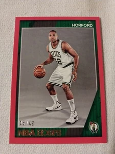 2016-17 AL HORFORD NBA HOOPS RED CARD /49 BOSTON CELTICS #43 FLORIDA GATORS - Bild 1 von 2