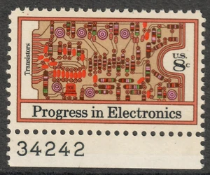 USA - 1973 - Progress in Electronics - 8¢ - #214 - Picture 1 of 1