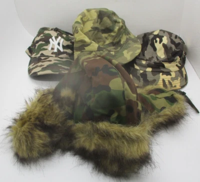 4 sombreros camuflados Dickies, Yankees, forrados de piel, etc. Foto 1 de 4