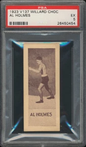 1923 V137 Willard's Chocolate Al Holmes PSA 5 Boxing - Bild 1 von 1