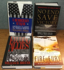 LOT WWII Germany Feuding Allies Allied Bombing American Democracy at War Breuer - Imagen 1 de 4