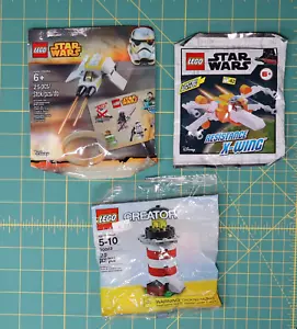2 Lego Star Wars Polybags, 1 Lego Creator Polybag - Picture 1 of 2