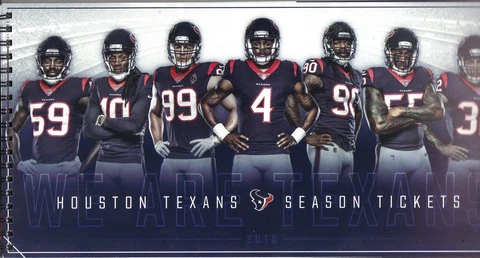 2018 HOUSTON TEXANS STUBS TICKET Mint Cowboys Giants Browns (PICK YOUR YOUR GAME Cover