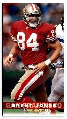 1994 Fleer GameDay - Brent Jones #364 San Francisco 49ers  - Image 1 of 2