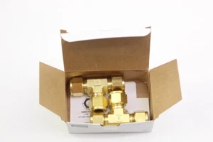 Parker JBZ 12-12-12-B Union Tee Brass New In Box (Box Of 2) - Picture 1 of 5
