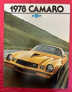 1978 Chevrolet "CAMARO" - Original Car Dealer Sales Brochure / Catalog - Picture 1 of 6