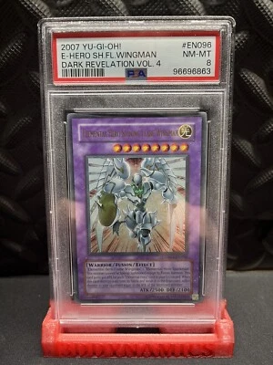 Yugioh Elemental Hero Shining Flare Wingman DR04-EN096 PSA 8 NM-MT 🔥 - Image 1 of 2