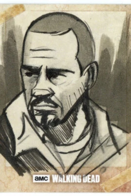 The Walking Dead Season 7 Topps 2017 Artist Sketch CardJim Mehsling 1/1 - Image 1 of 2