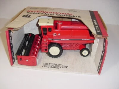 Vintage 1/32 International Axial Flow Combine (1978) by ERTL W/Nice Red Box! - Image 1 of 3