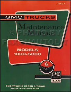 1960-1961 GMC Shop Manual Pickup Truck Suburban Stepvan 1000-5000 Repair Service - Picture 1 of 2