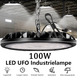 100W UFO LED High Bay Light Industrial Factory Commercial Warehouse Shop Lights - Picture 1 of 8