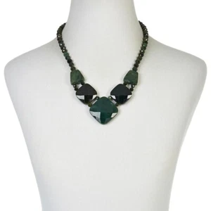 Jay King 5-station Sterling Silver Nephrite Jade Reversible 18" Necklace - Bild 1 von 4