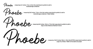 Name Decal- Varied size/ Colour Options - Picture 1 of 1