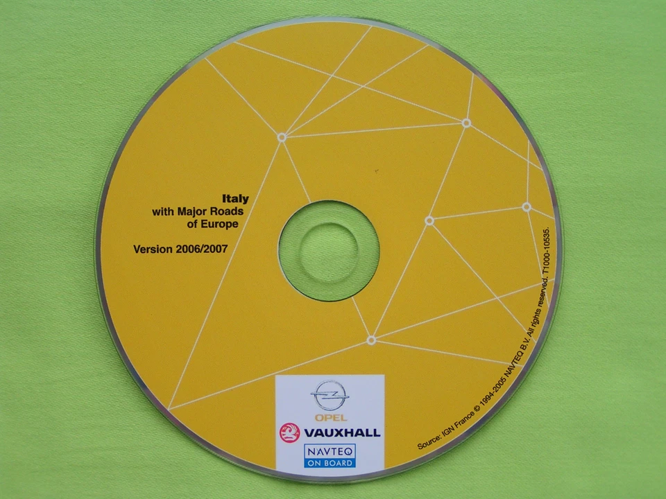 CD NAVIGATION OPEL NCDC NCDR ITALIEN + EU 2007 ZAFIRA ASTRA CORSA SIGNUM MERIVA - Bild 1 von 1