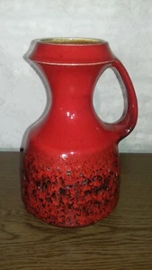 Steuler Cari Zalloni Vase Keramik Vintage rot Fat Lava 315/25 WGP - Bild 1 von 7