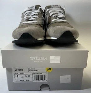 New Balance Made in USA 996 U996GR Men’s Shoes Size 12 Core Grey Day White - Picture 1 of 10