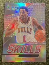 2013-14 PANINI SELECT BASKETBALL #19 DERRICK ROSE SKILLS SILVER INSERT SP BULLS
