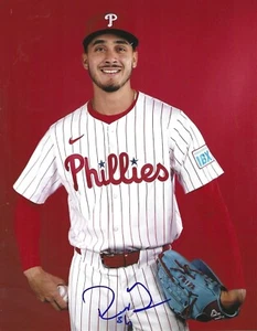 Signed 8x10 ALAN RANGEL Philadelphia Phillies Autographed photo - w/COA - Picture 1 of 1