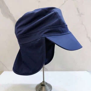 Hanna Anderson Navy Blue Sun Hat Beach Summer Cap Kids Size Large Vacation Pool - Picture 1 of 7