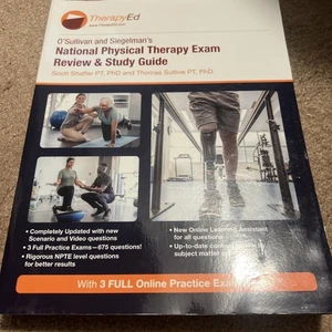 2024 National Physical Therapy Exam. Review/Study Guide 27th ed. NO ACCESS CODE - Picture 1 of 3