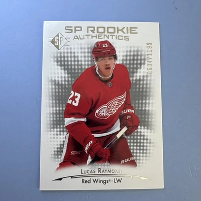 2021-22 SP Retail Rookie Authentics 0604/1199 Lucas Raymond #132 Rookie RC - Image 1 of 2