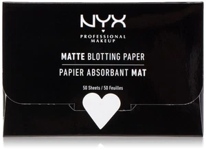 NYX Professional Makeup Matte Blotting Paper, White, 50 Count - Picture 1 of 3